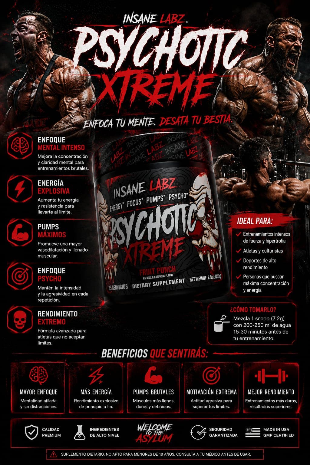 Pre entreno sicótico